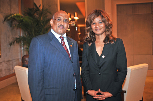 Avec le Président de Djibouti