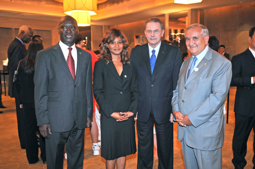 Jacques Roggue et Jean-Pierre Raffarin