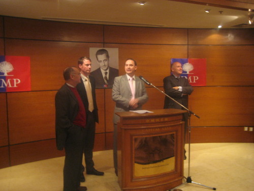 Jacques, Fabrice, Francis et le Ministre