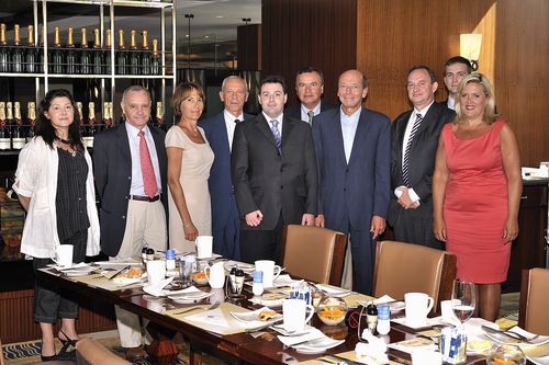 Les députés UMP du groupe d'amitié France-Chine.