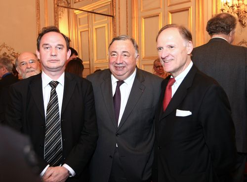 Réception par Gérard Larcher, Président du Sénat, dans les salons du Palais du Luxembourg.