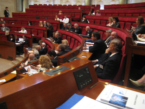 Dans l'hémicycle, en session plénière