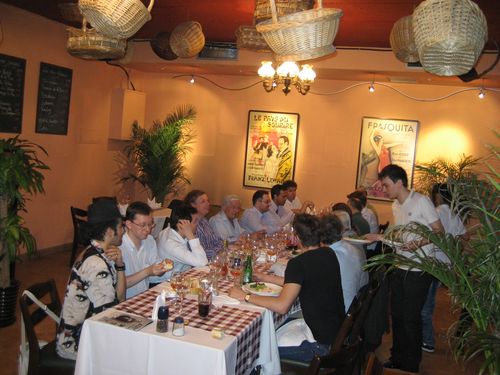 Le dîner à la Taverne